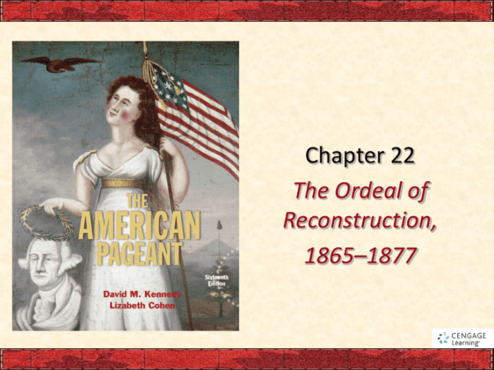 Chapter 22 the ordeal of reconstruction