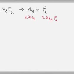 Magnesium sample decomposition upon solved kg transcribed problem text been show has fluorine produces