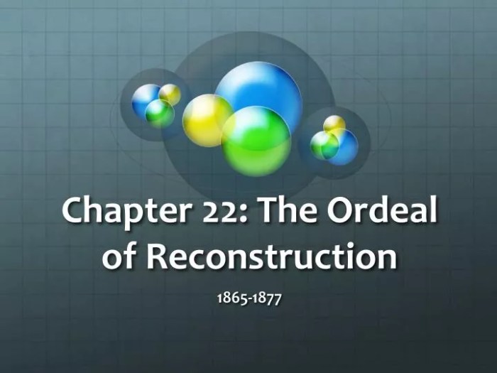 Ordeal apush chapter reconstruction u2013